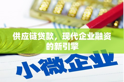朱家尖供应链贷款，现代企业融资的新引擎