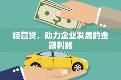朱家尖经营贷，助力企业发展的金融利器