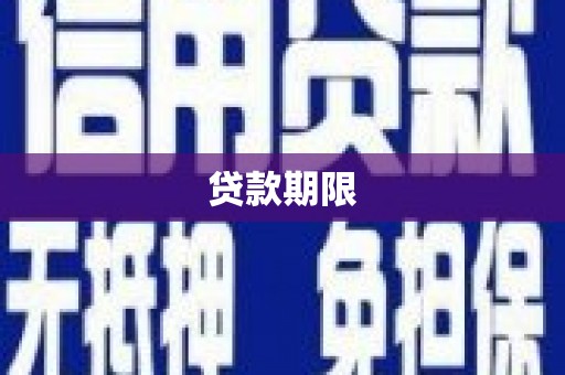 朱家尖贷款期限