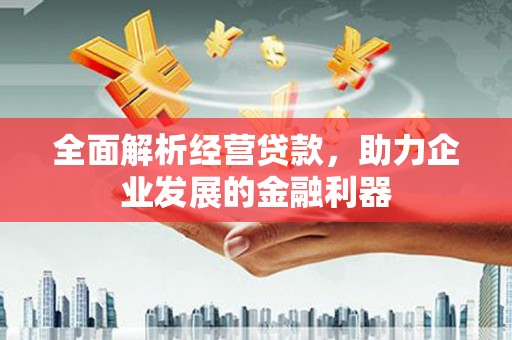朱家尖全面解析经营贷款，助力企业发展的金融利器
