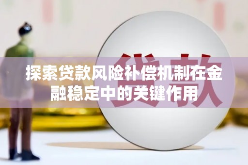 朱家尖探索贷款风险补偿机制在金融稳定中的关键作用