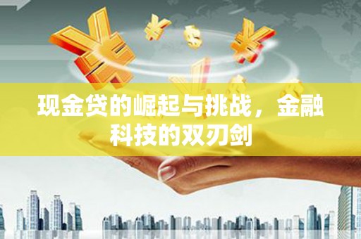 朱家尖现金贷的崛起与挑战，金融科技的双刃剑