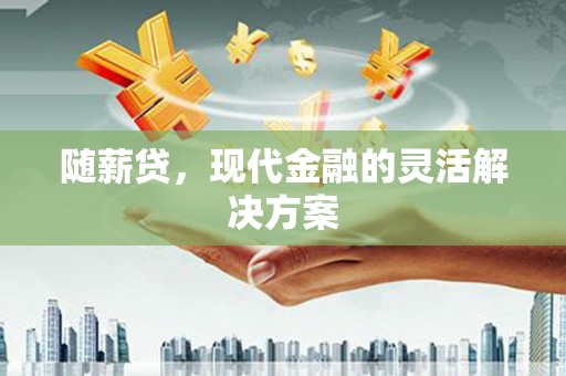朱家尖随薪贷，现代金融的灵活解决方案