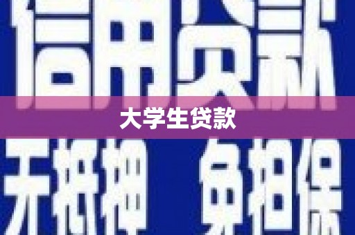 朱家尖大学生贷款