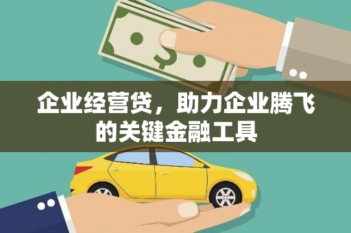 朱家尖企业经营贷，助力企业腾飞的关键金融工具