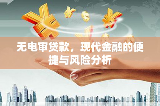 朱家尖无电审贷款，现代金融的便捷与风险分析