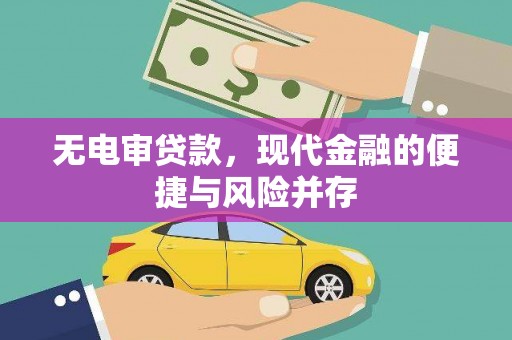 朱家尖无电审贷款，现代金融的便捷与风险并存