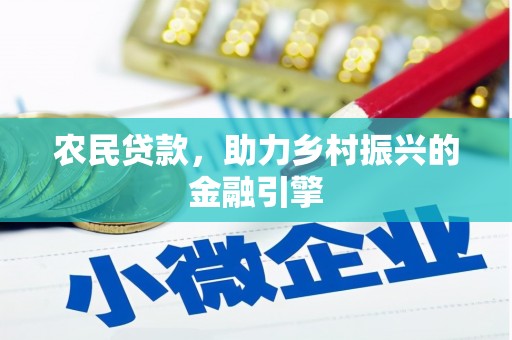 朱家尖农民贷款，助力乡村振兴的金融引擎