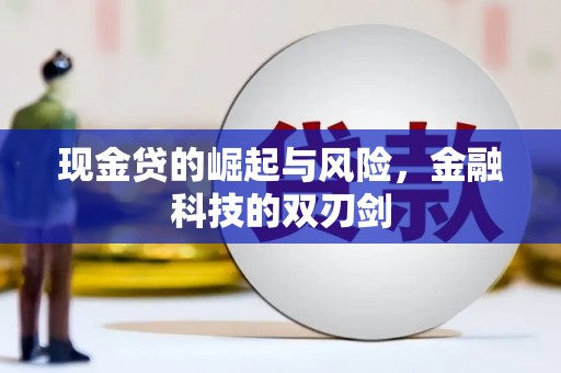 朱家尖现金贷的崛起与风险，金融科技的双刃剑