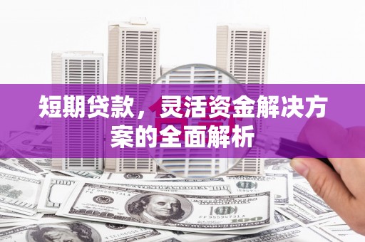 朱家尖短期贷款，灵活资金解决方案的全面解析