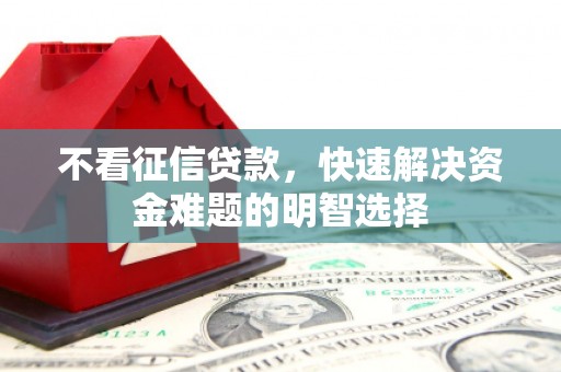 朱家尖不看征信贷款，快速解决资金难题的明智选择
