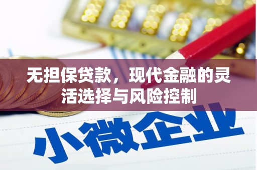 朱家尖无担保贷款，现代金融的灵活选择与风险控制