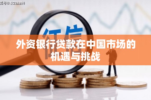 朱家尖外资银行贷款在中国市场的机遇与挑战