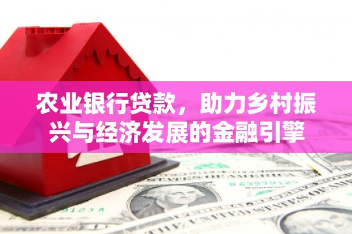 朱家尖农业银行贷款，助力乡村振兴与经济发展的金融引擎