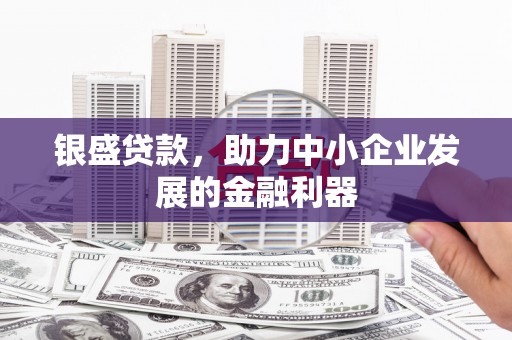 朱家尖银盛贷款，助力中小企业发展的金融利器