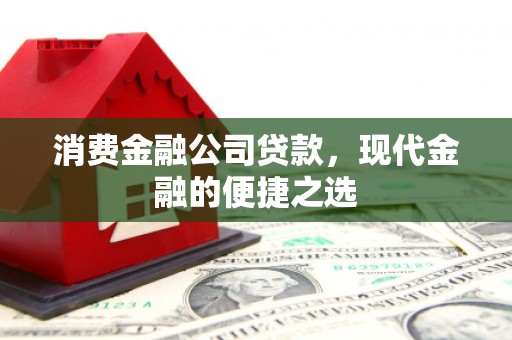 朱家尖消费金融公司贷款，现代金融的便捷之选