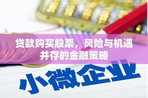朱家尖贷款购买股票，风险与机遇并存的金融策略