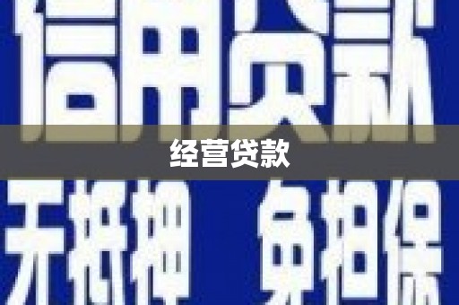 朱家尖经营贷款