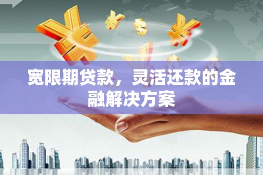 朱家尖宽限期贷款，灵活还款的金融解决方案