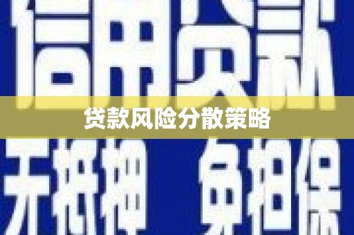 朱家尖贷款风险分散策略