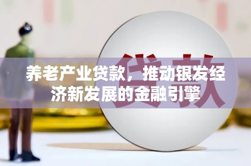 朱家尖养老产业贷款，推动银发经济新发展的金融引擎