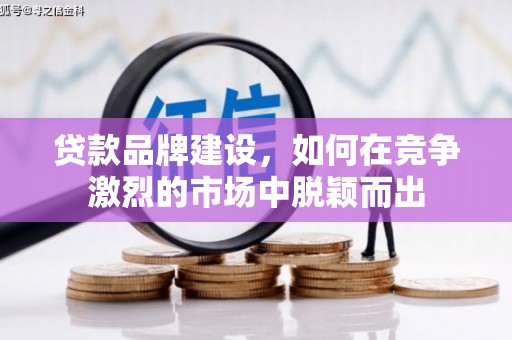 朱家尖贷款品牌建设，如何在竞争激烈的市场中脱颖而出