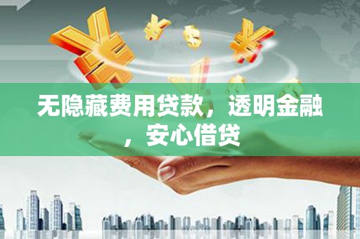朱家尖无隐藏费用贷款，透明金融，安心借贷