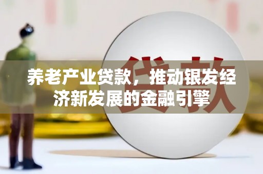 朱家尖养老产业贷款，推动银发经济新发展的金融引擎