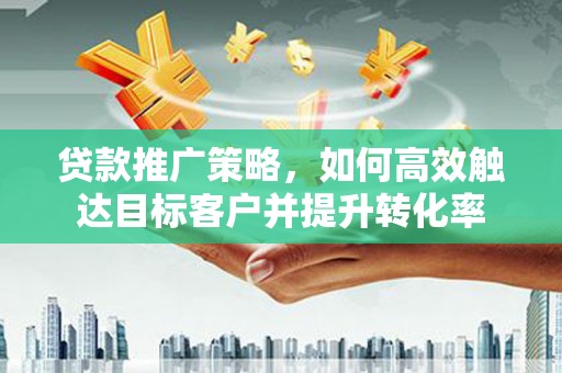 朱家尖贷款推广策略，如何高效触达目标客户并提升转化率