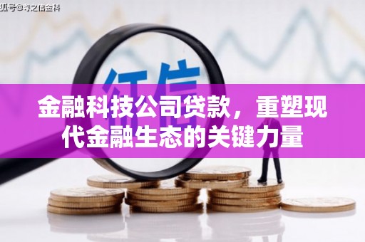 朱家尖金融科技公司贷款，重塑现代金融生态的关键力量