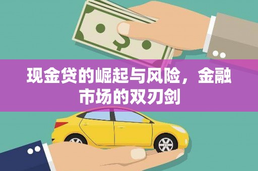 朱家尖现金贷的崛起与风险，金融市场的双刃剑