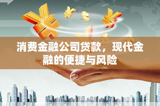 朱家尖消费金融公司贷款，现代金融的便捷与风险