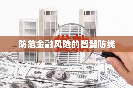 朱家尖防范金融风险的智慧防线