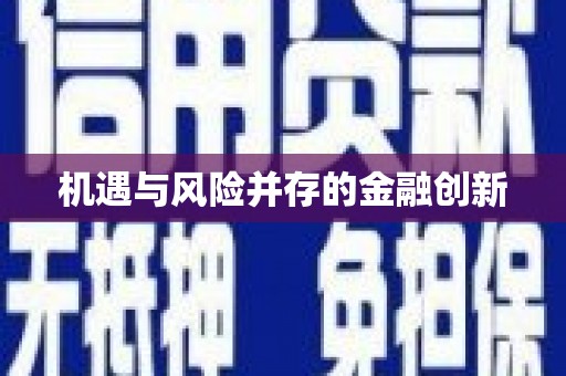 朱家尖机遇与风险并存的金融创新