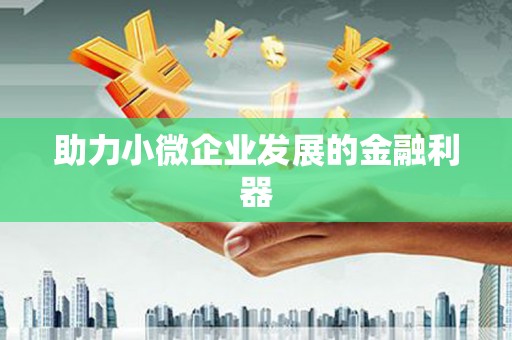 朱家尖助力小微企业发展的金融利器