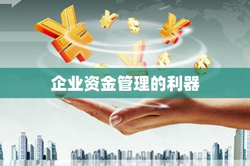 朱家尖企业资金管理的利器