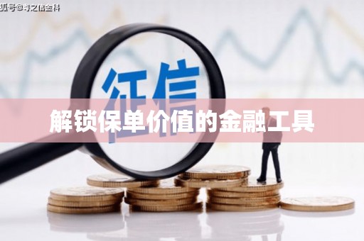 朱家尖解锁保单价值的金融工具