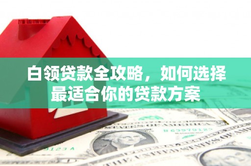 朱家尖白领贷款全攻略，如何选择最适合你的贷款方案